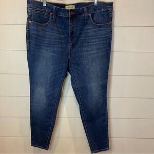 Madewell 10” High Rise Skinny Denim Jeans Womens Size 35P